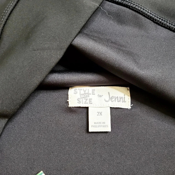 Jenni Black Assymetric Sports Bra Plus Size - Picture 7 of 10